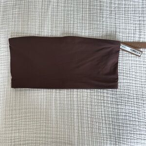 Skims Fits Everybody Bandeau Bra Size M Strapless Cocoa NWT